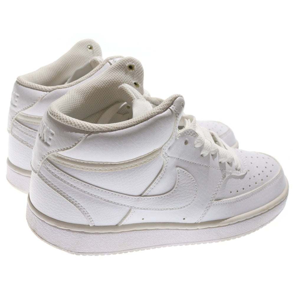 NIKE(ナイキ) COURT VISION MID CD5437-100 コートビジョン ミッドカットスニーカー ホワイト レディース US7.5/24.5cm