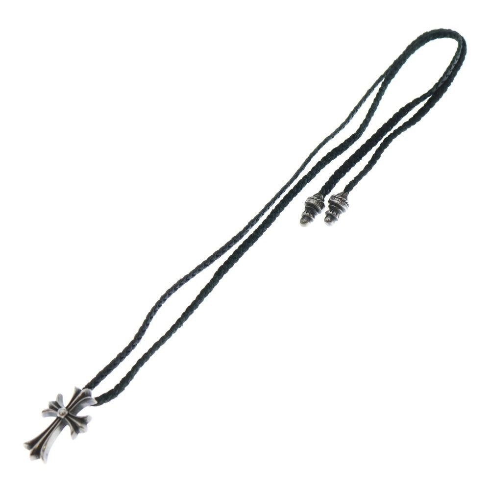 CHROME HEARTS(クロムハーツ) CH CRS SMLスモールCHクロス BC ボロチップブレイド ネックレス シルバー BCA220