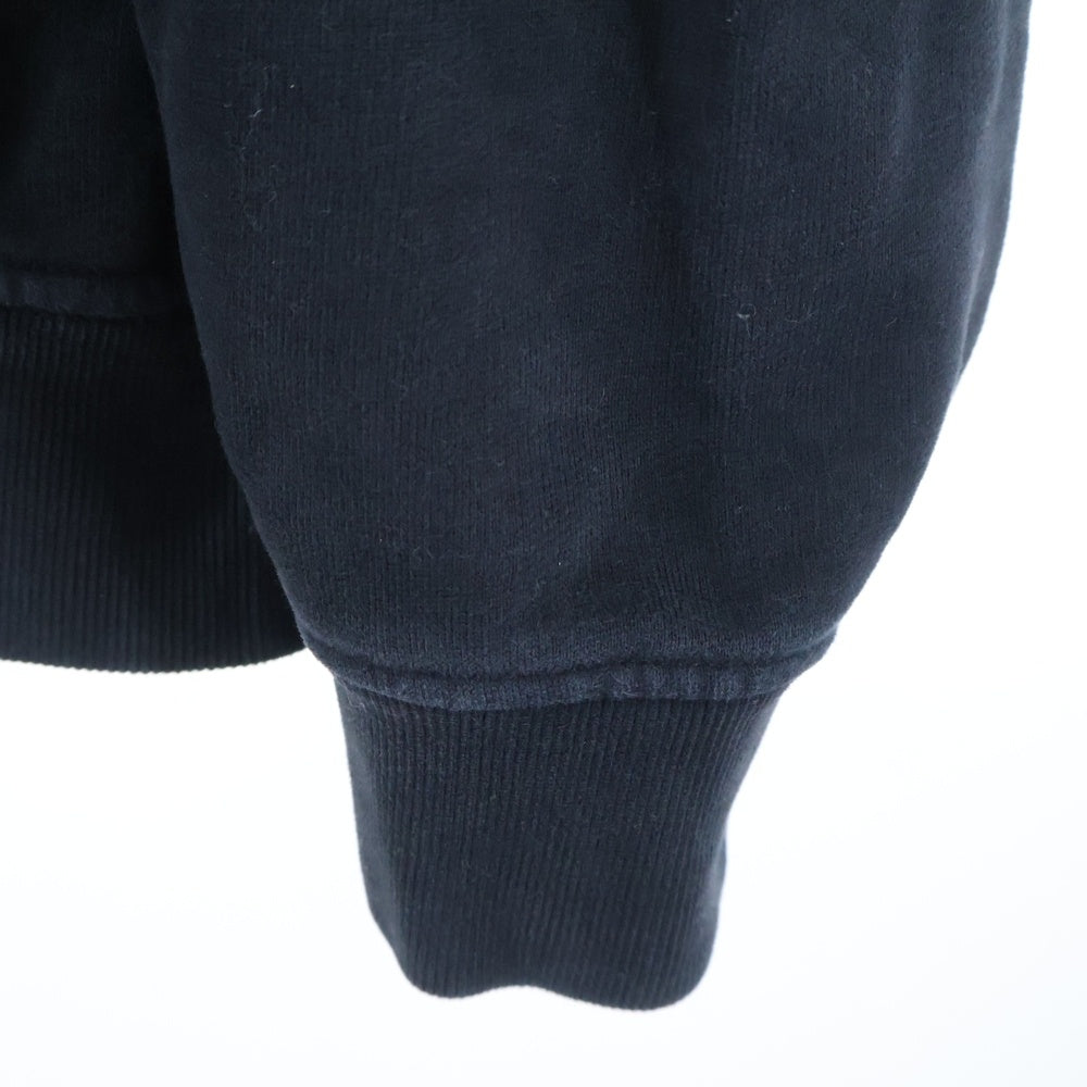 STONE ISLAND(ストーンアイランド) SHOULDER POCKET CREWNECK SWEATSHIRT 791560577 ダブルポケットワッペン付クルーネック長袖トレーナー スウェット ブラック