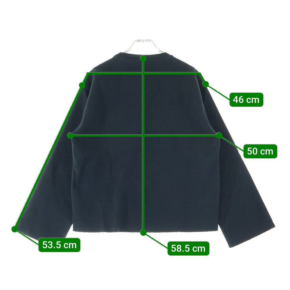 AURALEE(オーラリー) super milled sweat cut off A8AP05SM カットオフ 長袖Tシャツ カットソー ブラック レディース