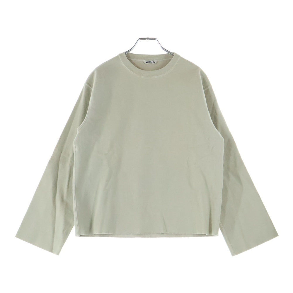 AURALEE(オーラリー) super milled sweat cut off A9AP05SM カットオフ 長袖Tシャツ カットソー ベージュ レディース