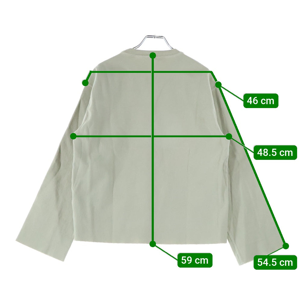 AURALEE(オーラリー) super milled sweat cut off A9AP05SM カットオフ 長袖Tシャツ カットソー ベージュ レディース