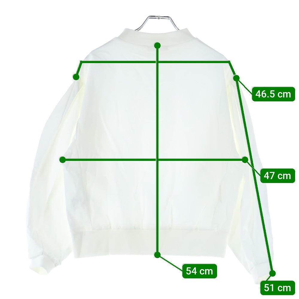 MACPHEE(マカフィ) コットンハイゲージジャージー ボリュームスリーブプルオーバー トレーナー ホワイト レディース 12-03-21-03707