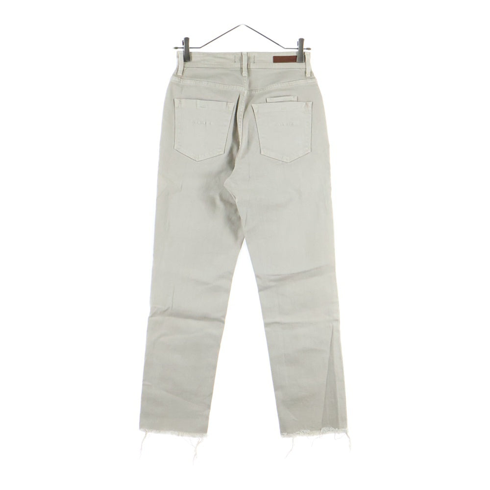 YANUK(ヤヌーク) カットオフ デニムパンツ ベージュ 57103215 レディース