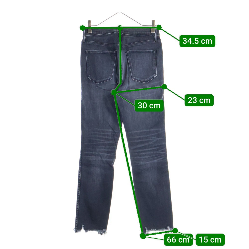 3×1(スリーバイワン) スキニー デニムパンツ ブラック W3SAC0921 レディース