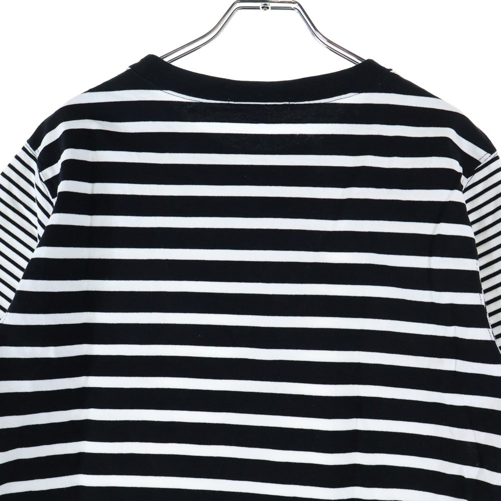 MACPHEE(マカフィ) ボーダー 半袖Tシャツ ブラック/ホワイト 12-03-72-03302 レディース