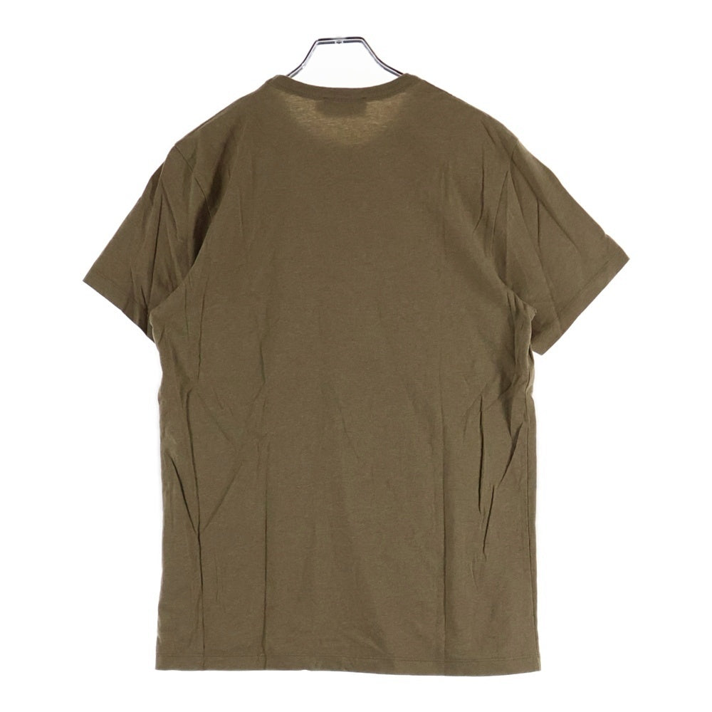 MAISON KITSUNE(メゾンキツネ) ロゴ 半袖Tシャツ カットソー ブラウン KMM-18510-B