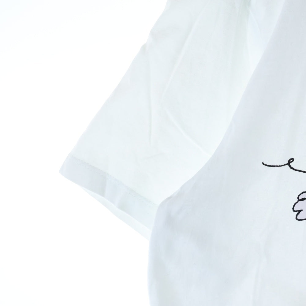 MAISON KITSUNE(メゾンキツネ) OLY タクシー フォックス プリント 半袖Tシャツ ホワイト IU00101KJ0008