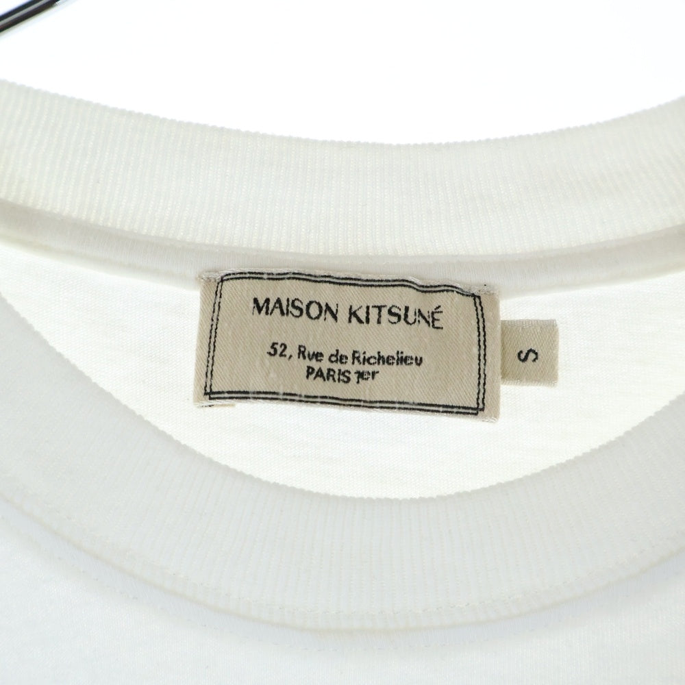 MAISON KITSUNE(メゾンキツネ) プリント 半袖Tシャツ ホワイト KWM-0900-A