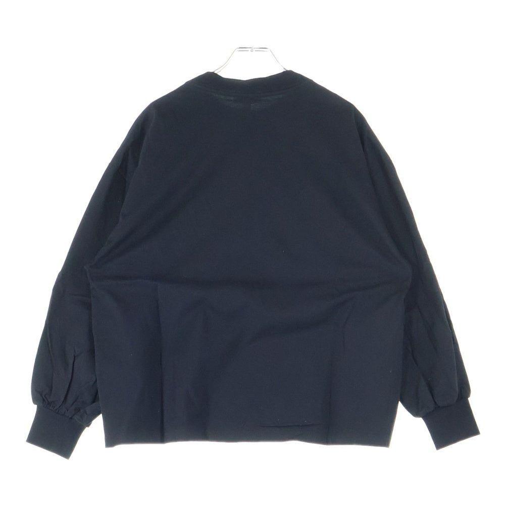 HYKE(ハイク) クルーネック 長袖Tシャツ カットソー ブラック 191-12231-011 レディース