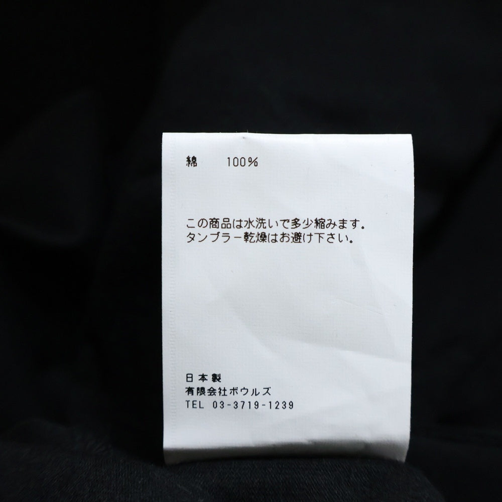 HYKE(ハイク) クルーネック 長袖Tシャツ カットソー ブラック 191-12231-011 レディース