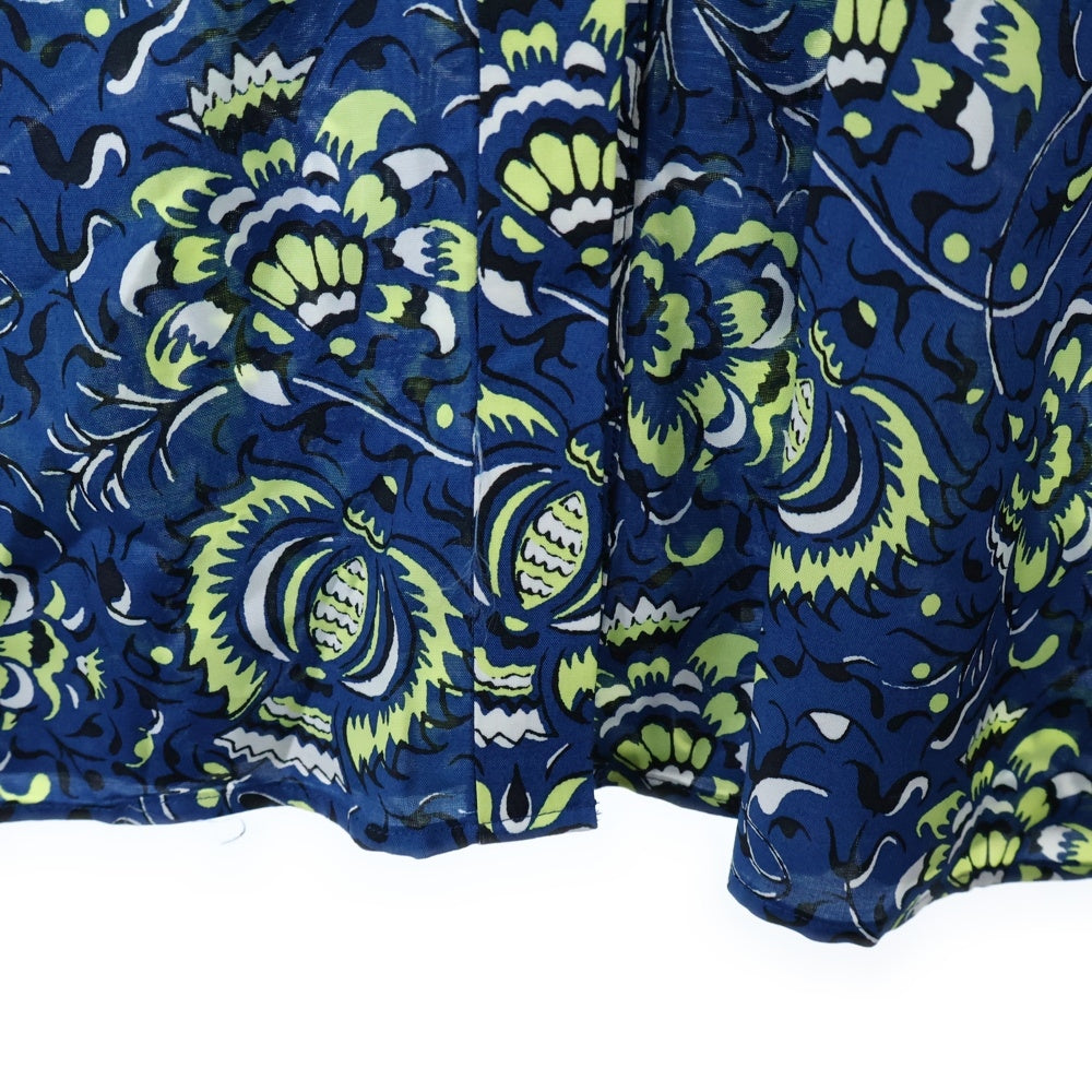 TOMORROWLAND(トゥモローランド) SOULEIADO 総柄 ワンピース ドレス ブルー レディース 75-06-91-06051