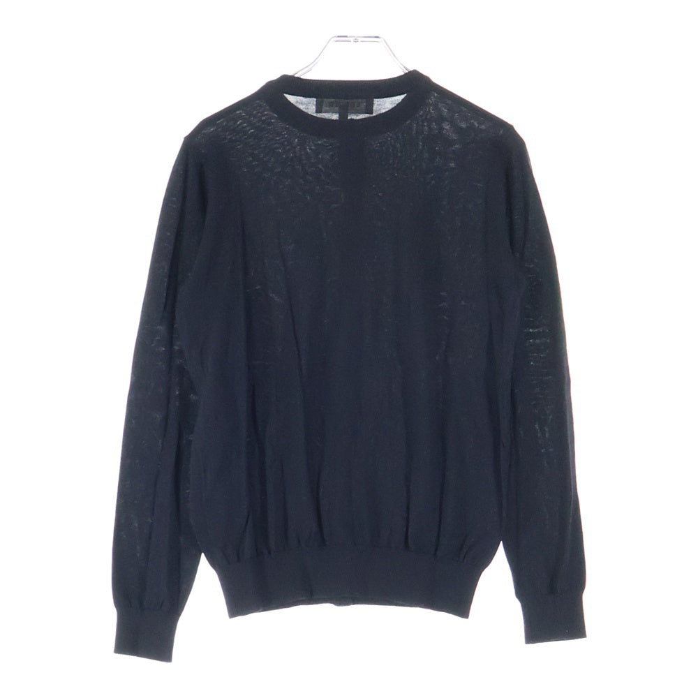 ENFOLD(エンフォルド) シルク コットン混 カーディガン ブラック 300BS670-2120 レディース