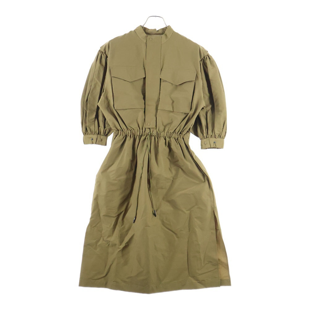 HYKE(ハイク) 23SS 3/4 Sleeve Dress 231-16147 ロングワンピース ブラウン レディース