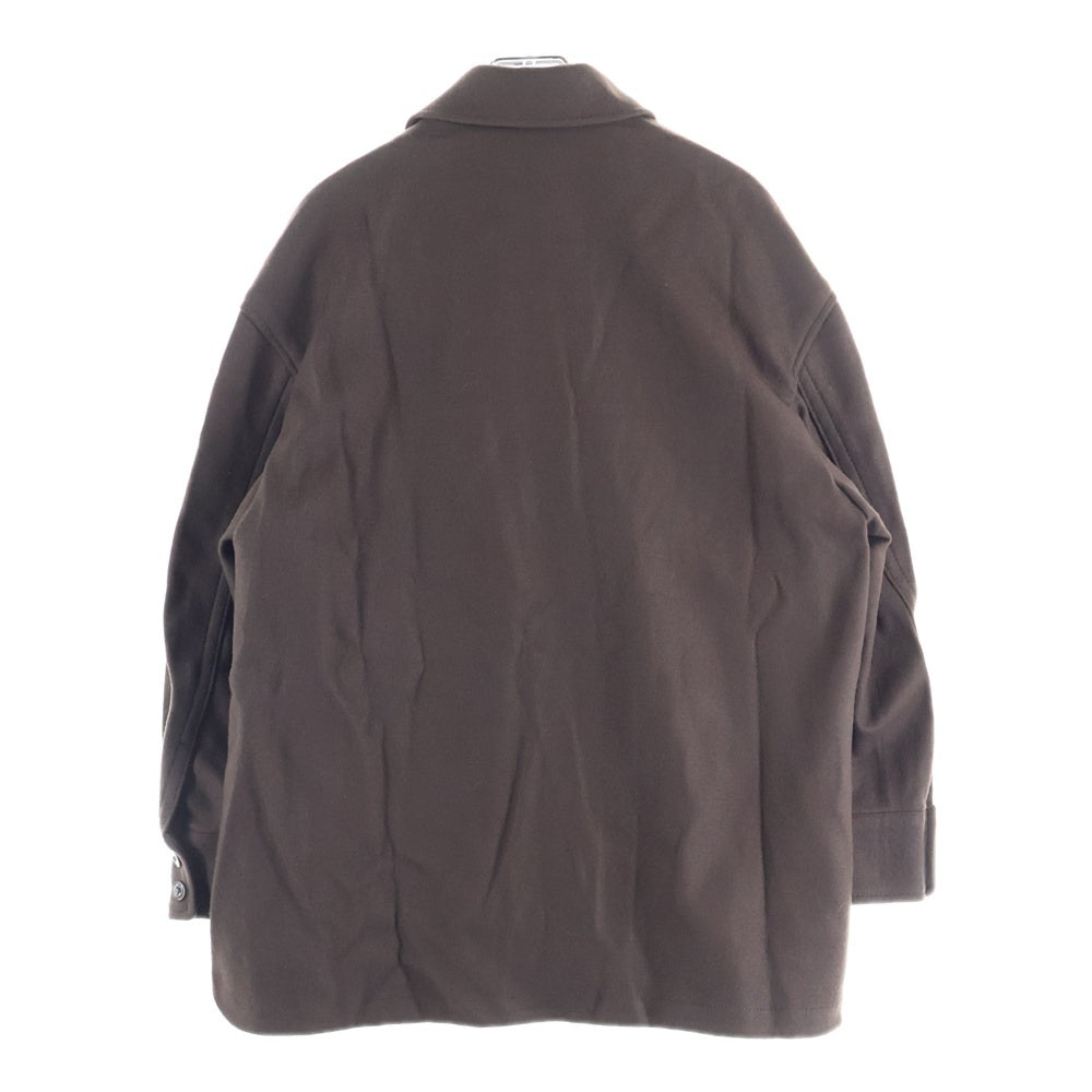 TOMORROWLAND(トゥモローランド) ウール 長袖シャツ ジャケット ブラウン 11-07-95-07702 レディース