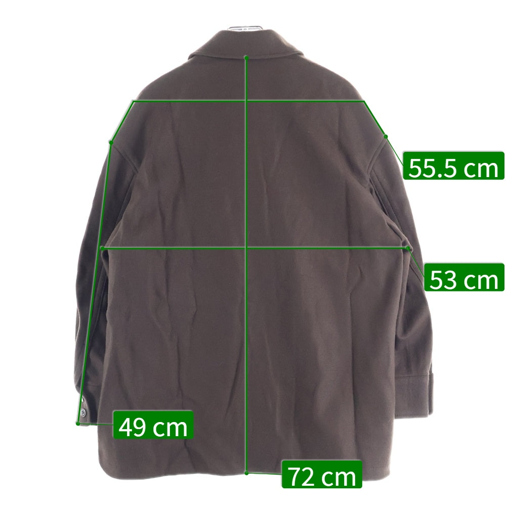 TOMORROWLAND(トゥモローランド) ウール 長袖シャツ ジャケット ブラウン 11-07-95-07702 レディース