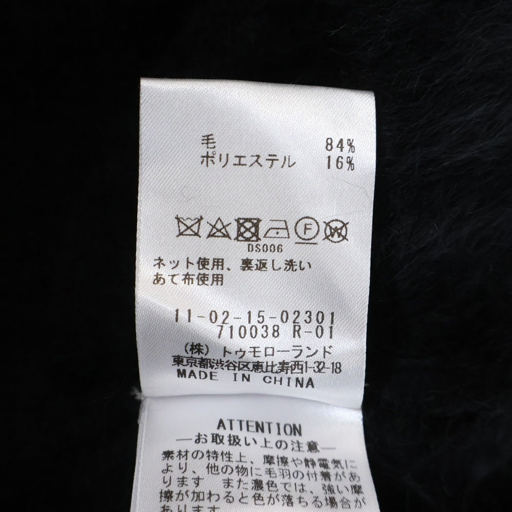 TOMORROWLAND(トゥモローランド) Ballsey ウール混 カーディガン ブラック レディース 11-02-15-02301