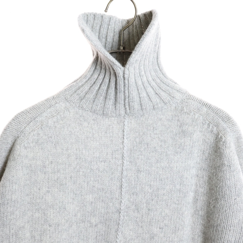 MACPHEE(マカフィ) 18AW ハイネック ニット セーター グレー レディース 12-02-85-02631