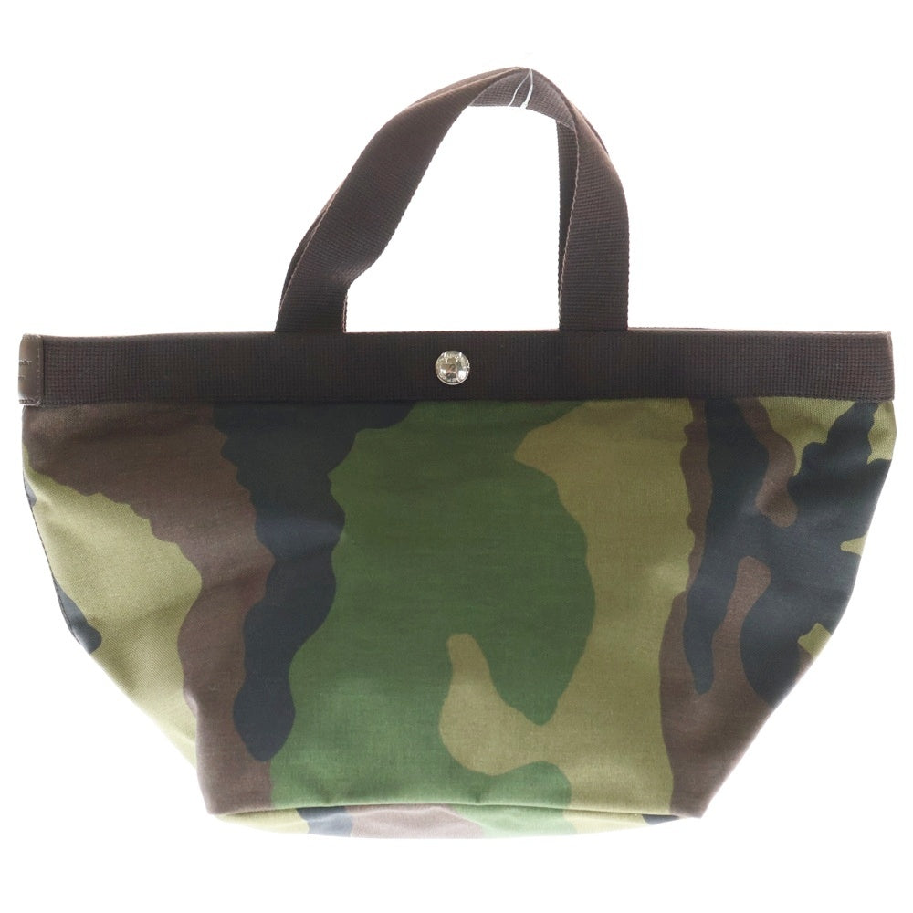 herve chapelier(エルベシャプリエ) キャンバス 舟型 ミニ トートバッグ ハンドバッグ マルチ