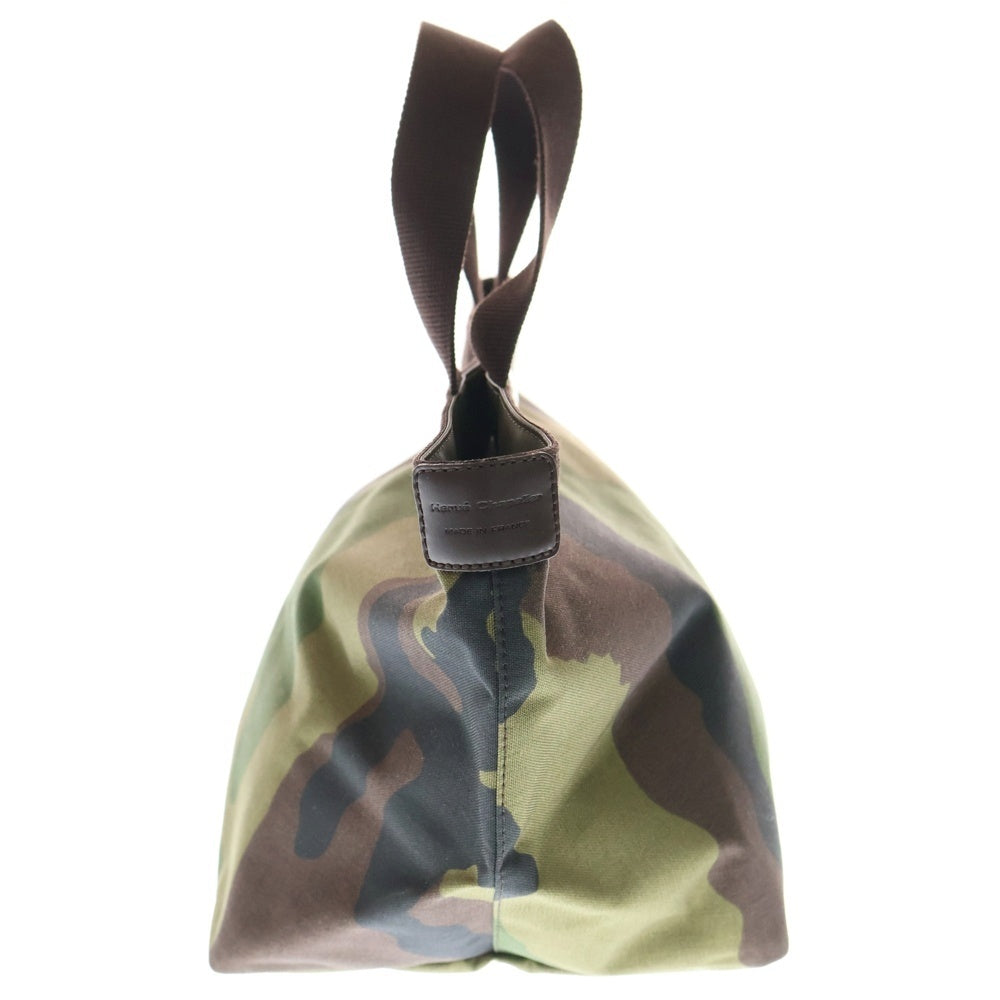 herve chapelier(エルベシャプリエ) キャンバス 舟型 ミニ トートバッグ ハンドバッグ マルチ