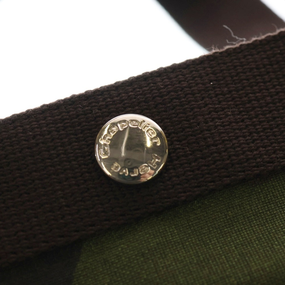 herve chapelier(エルベシャプリエ) キャンバス 舟型 ミニ トートバッグ ハンドバッグ マルチ