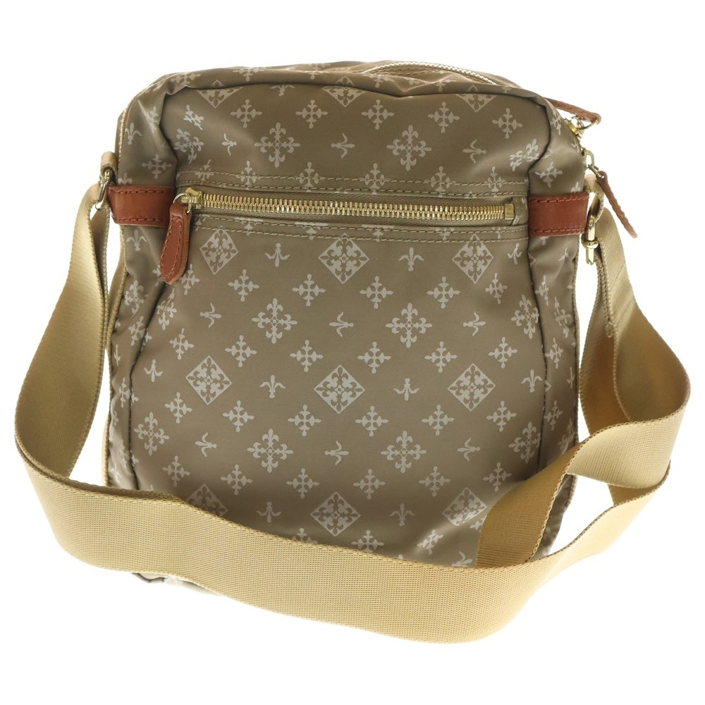 russet(ラシット) 総柄 ナイロン ショルダーバッグ ベージュ