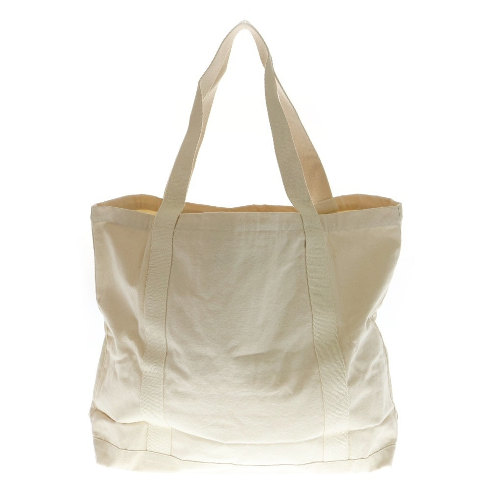 MAISON KITSUNE(メゾンキツネ) プリント キャンバス トートバッグ ベージュ