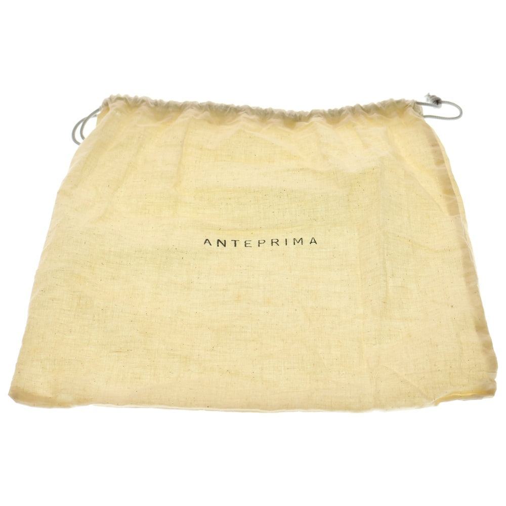 ANTEPRIMA(アンテプリマ) ロゴ プリント キャンバス ミニトートバッグ セイル