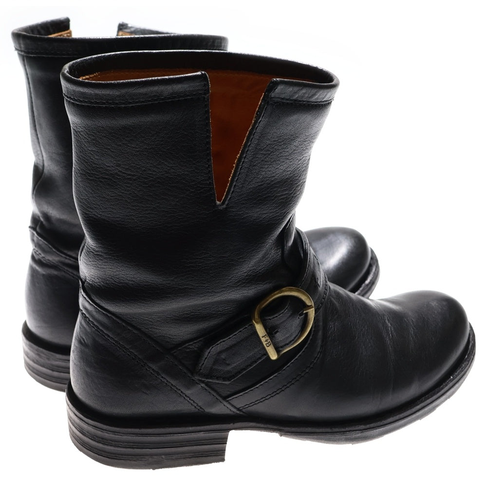 NO BRAND(ノーブランド) FIORENTINI+BAKER サイドジップ レザー ブーツ レディース ブラック