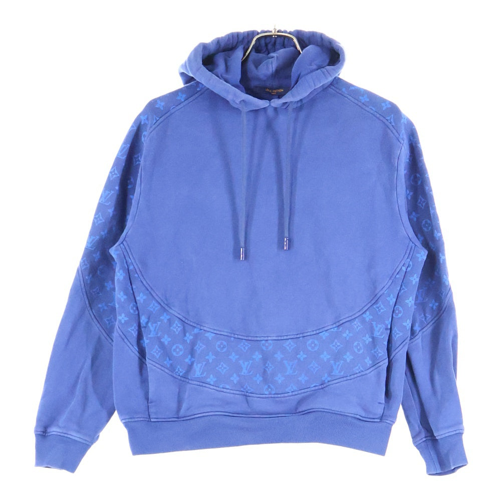 LOUIS VUITTON(ルイヴィトン) 22AW モノグラム サークルカットプルオーバースウェットパーカー ネイビー RM222Q IHN HNY40W