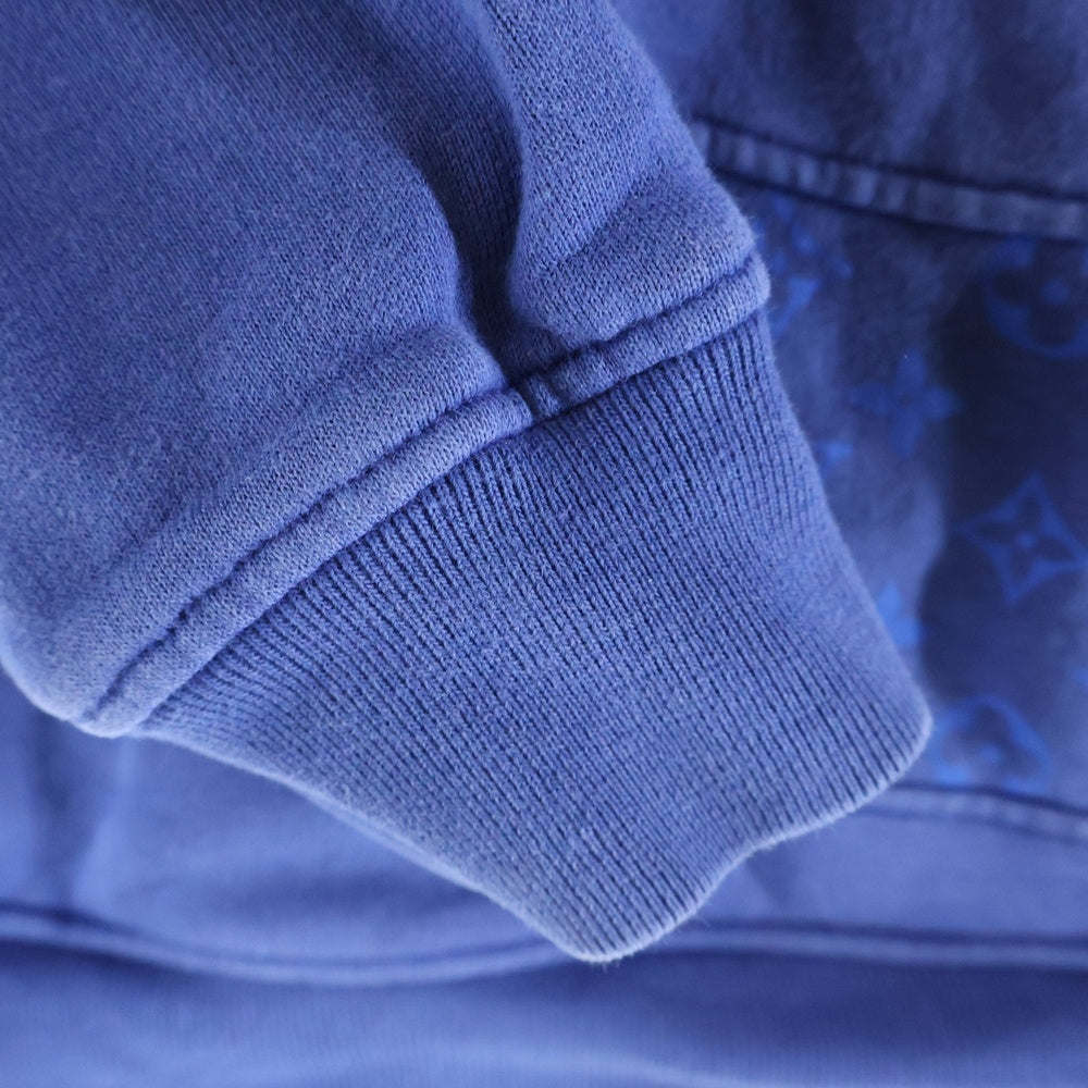 LOUIS VUITTON(ルイヴィトン) 22AW モノグラム サークルカットプルオーバースウェットパーカー ネイビー RM222Q IHN HNY40W