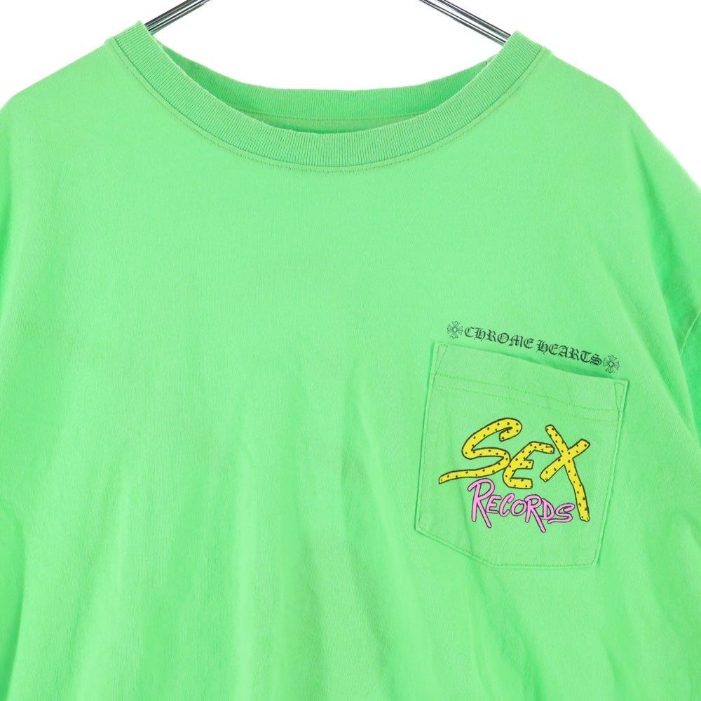CHROME HEARTS(クロムハーツ) ×MATTY BOY PPO SEXRCD Tee マッティボーイ セックスレコード 半袖Tシャツ カットソー グリーン