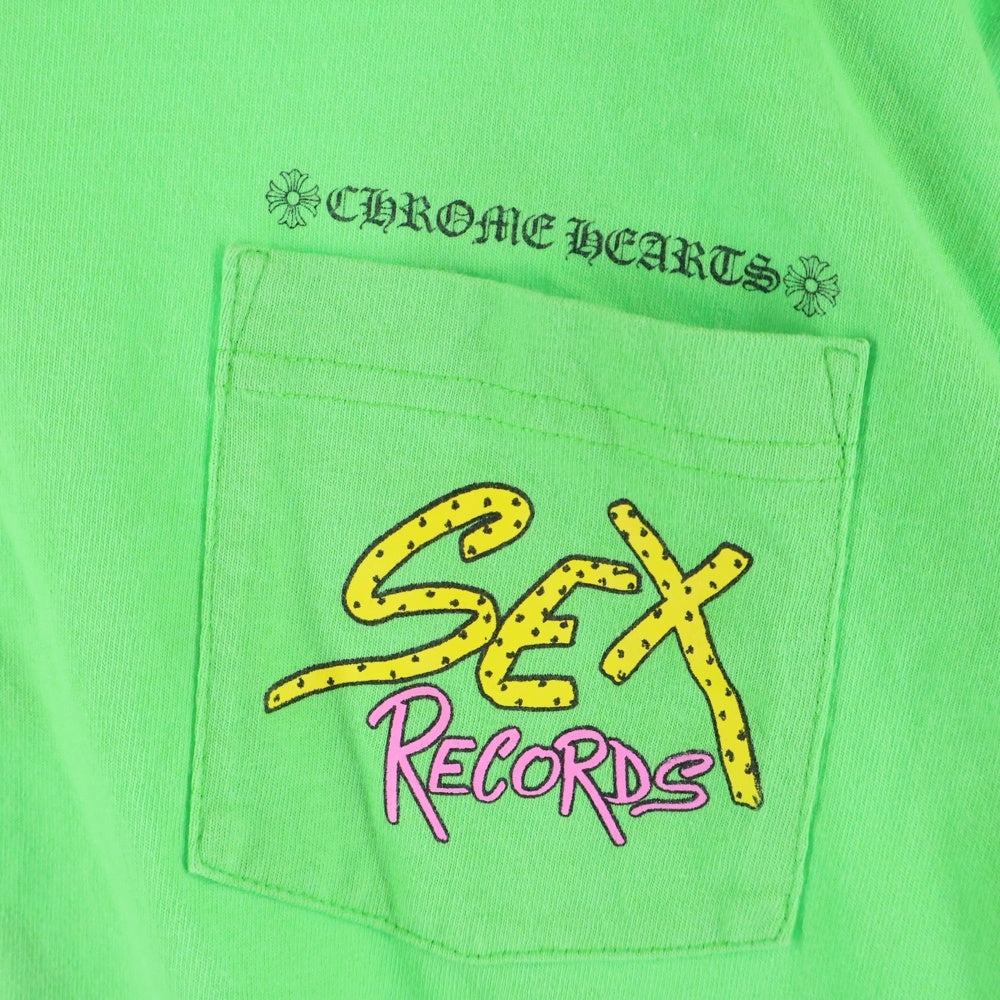 CHROME HEARTS(クロムハーツ) ×MATTY BOY PPO SEXRCD Tee マッティボーイ セックスレコード 半袖Tシャツ カットソー グリーン