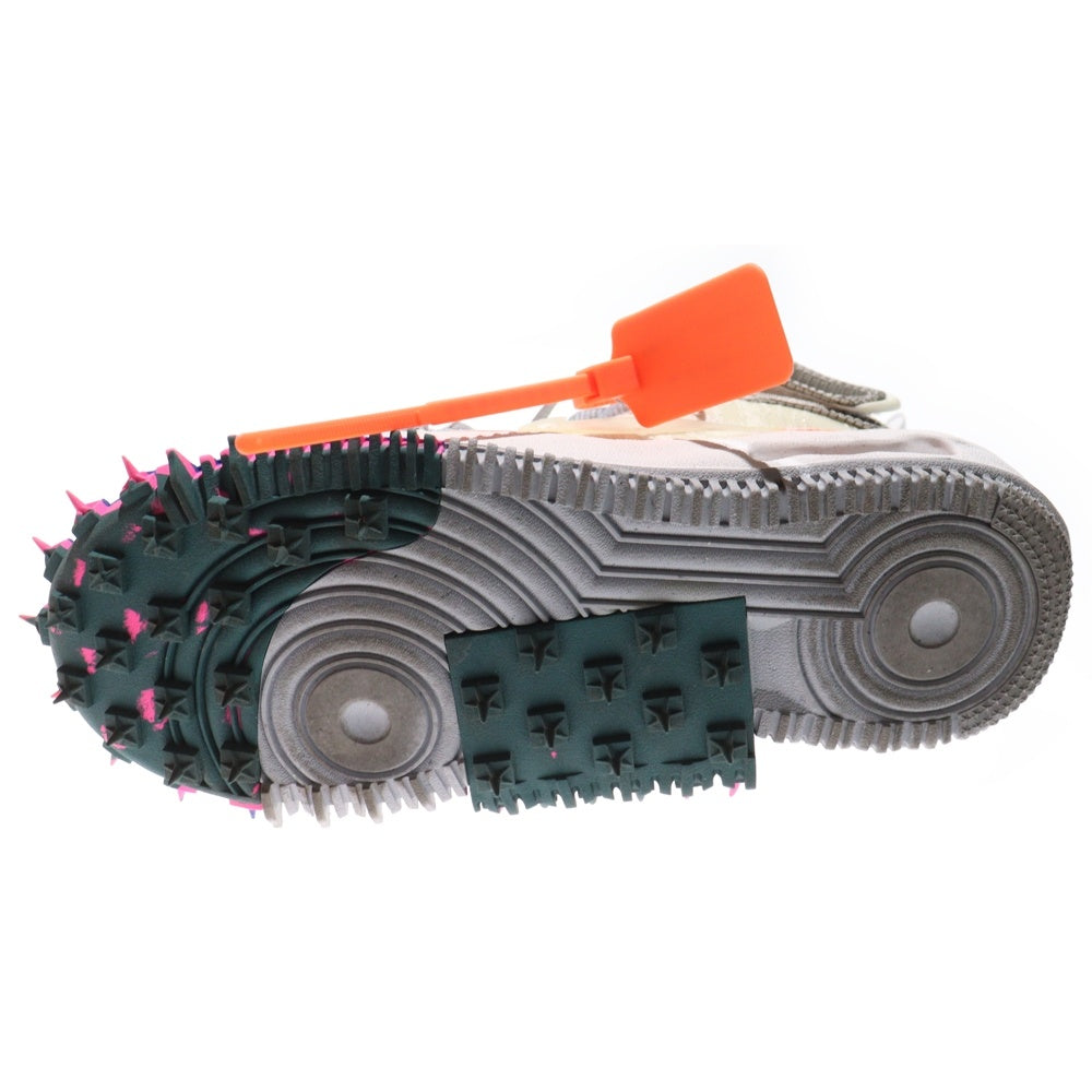 NIKE(ナイキ) ×OFF-WHITE AIR FORCE 1 MID SP DO6290-100 オフホワイト エアフォース1 ミッドカットスニーカー ホワイト レディース US6/24.0cm