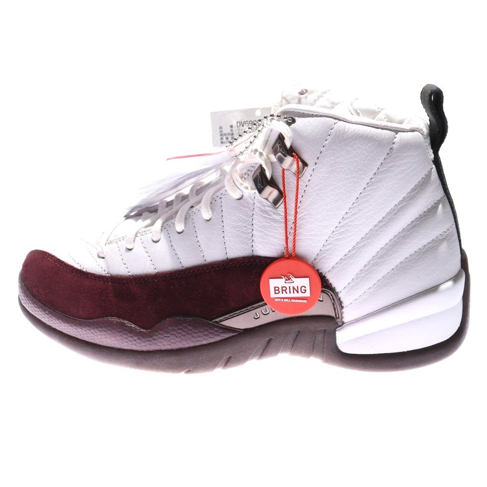 NIKE(ナイキ) ×A MA MANIERE WMNS AIR JORDAN 12 RETRO SP DV6989-100 アママニエール ウィメンズ エアジョーダン12 ハイカットスニーカー ホワイト レディース US6/24.0cm