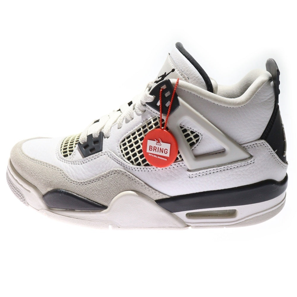 NIKE(ナイキ) AIR JORDAN 4 RETRO GS 408452-111 エアジョーダン4 ハイカットスニーカー ホワイト レディース US6Y/24.0cm