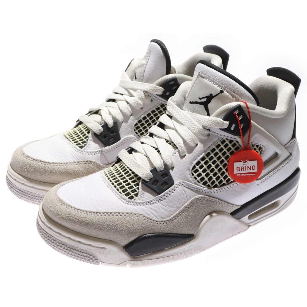 NIKE(ナイキ) AIR JORDAN 4 RETRO GS 408452-111 エアジョーダン4 ハイカットスニーカー ホワイト レディース US6Y/24.0cm