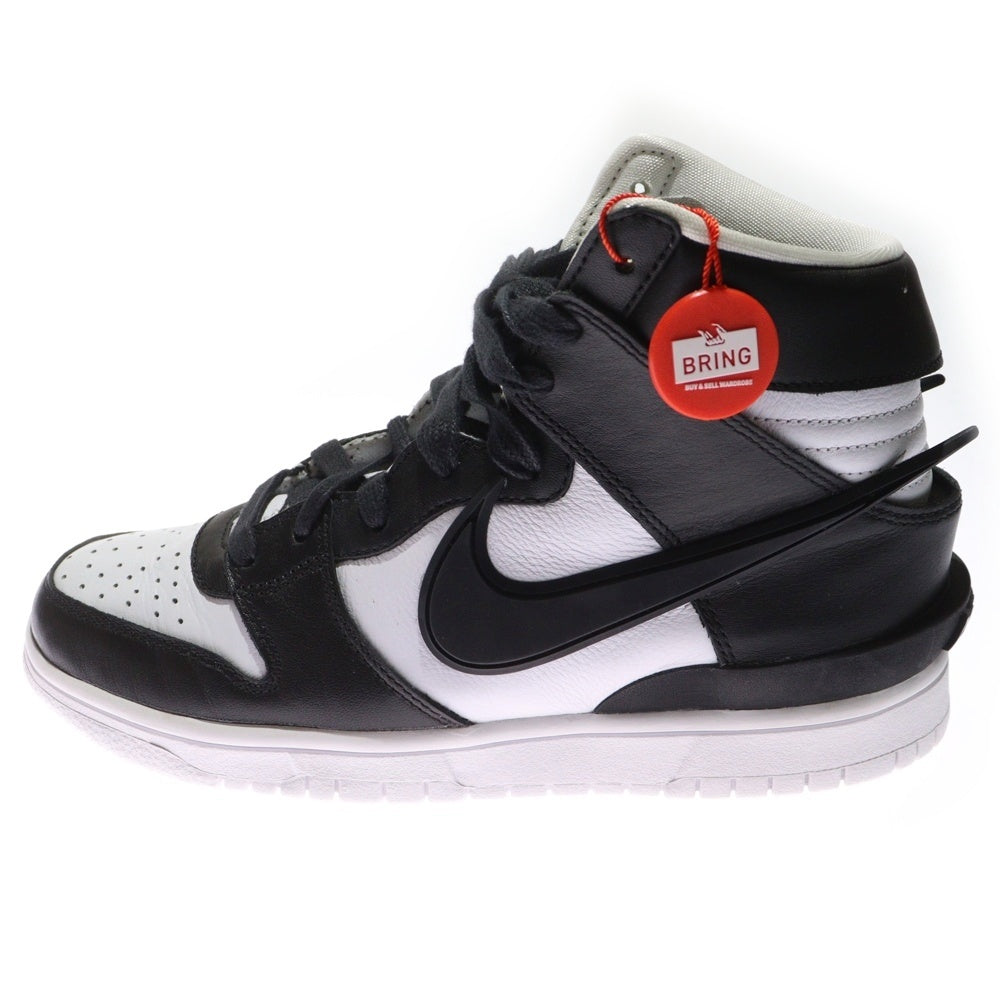 NIKE(ナイキ) ×AMBUSH DUNK HI BLACK CU7544-001 アンブッシュ ダンク ハイカットスニーカー ブラック/ホワイト レディース US6/24.0cm