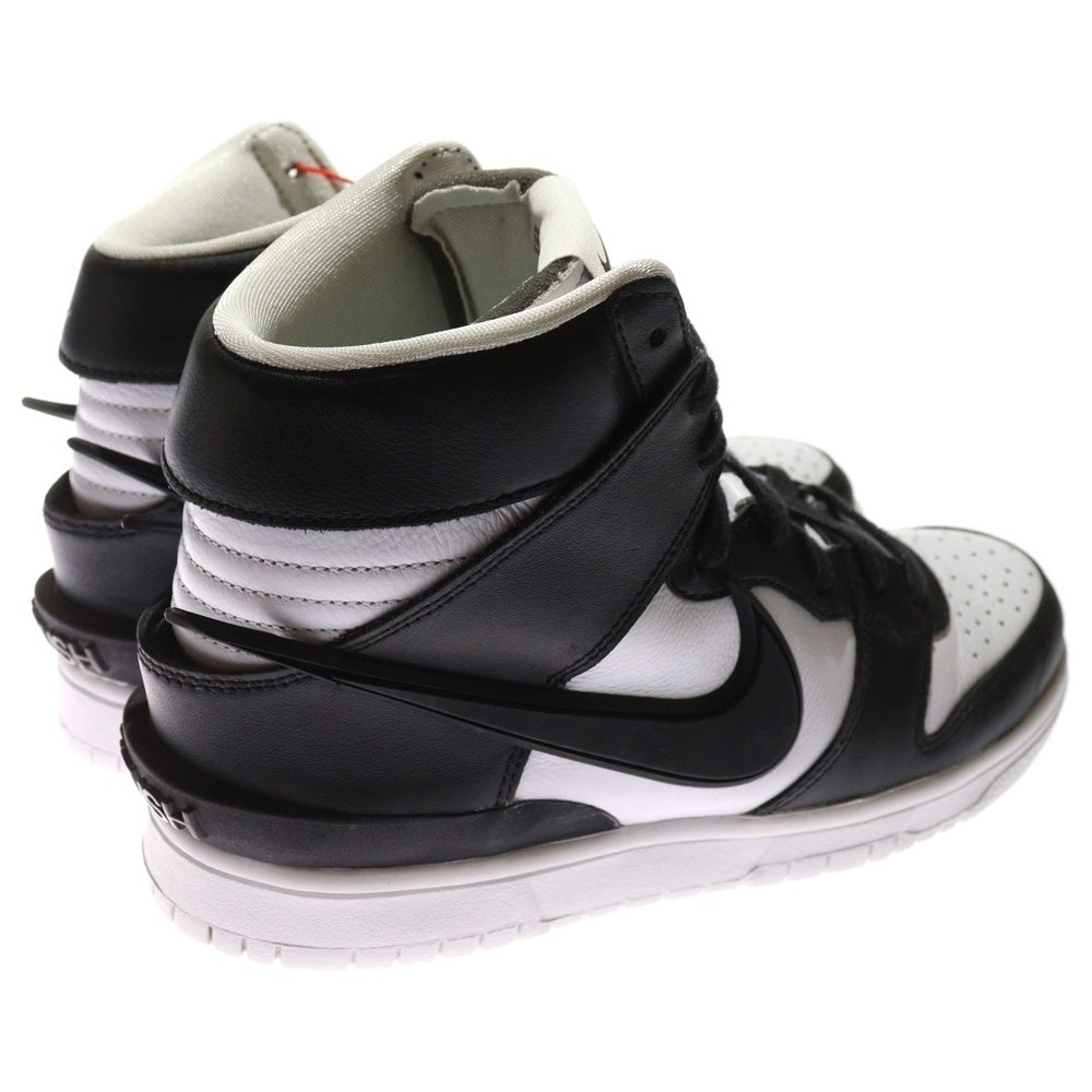 NIKE(ナイキ) ×AMBUSH DUNK HI BLACK CU7544-001 アンブッシュ ダンク ハイカットスニーカー ブラック/ホワイト レディース US6/24.0cm