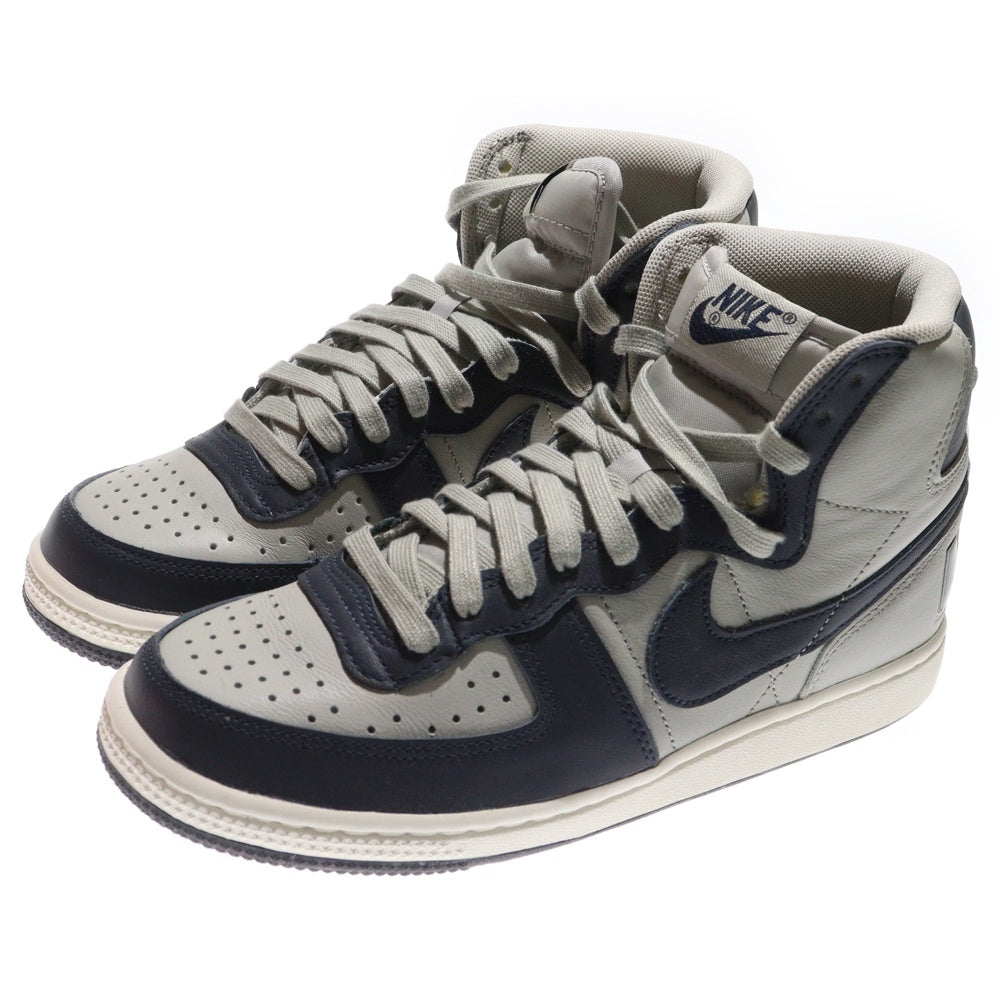 NIKE(ナイキ) TERMINATOR HIGH GEORGETOWN FB1832-001 ターミネーター ジョージタウン ハイカットスニーカー シューズ グレー/ネイビー レディース US6.5/24.5cm