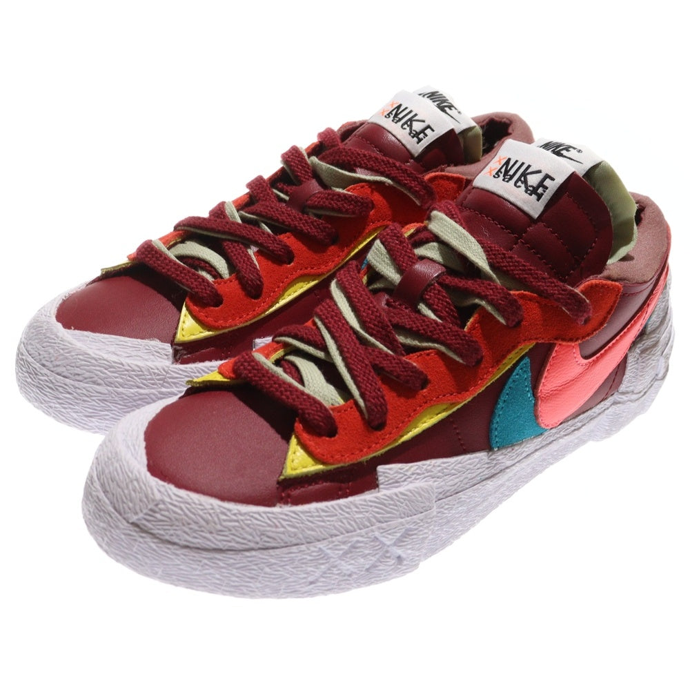NIKE(ナイキ) ×sacai ×KAWS BLAZER LOW TEAM RED DM7901-600 サカイ カウズ ブレーザー チームレッド ローカットスニーカー マルチ レディース US6/24.0cm
