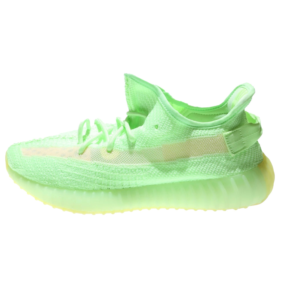 adidas(アディダス) YEEZY BOOST 350 V2 GLOW IN THE DARK EG5293 イージー ブースト グロー イン ザ ダーク ローカットスニーカー グリーン US8.5/26.5cm