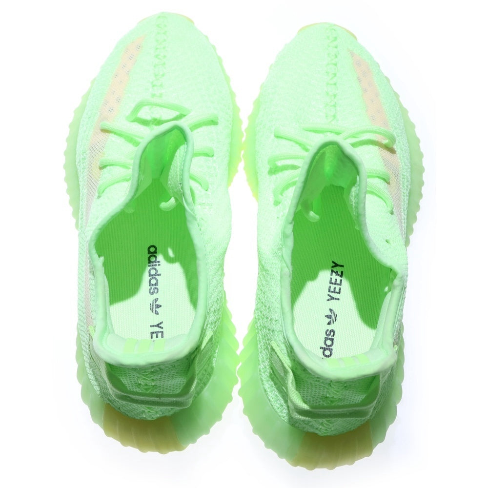 adidas(アディダス) YEEZY BOOST 350 V2 GLOW IN THE DARK EG5293 イージー ブースト グロー イン ザ ダーク ローカットスニーカー グリーン US8.5/26.5cm