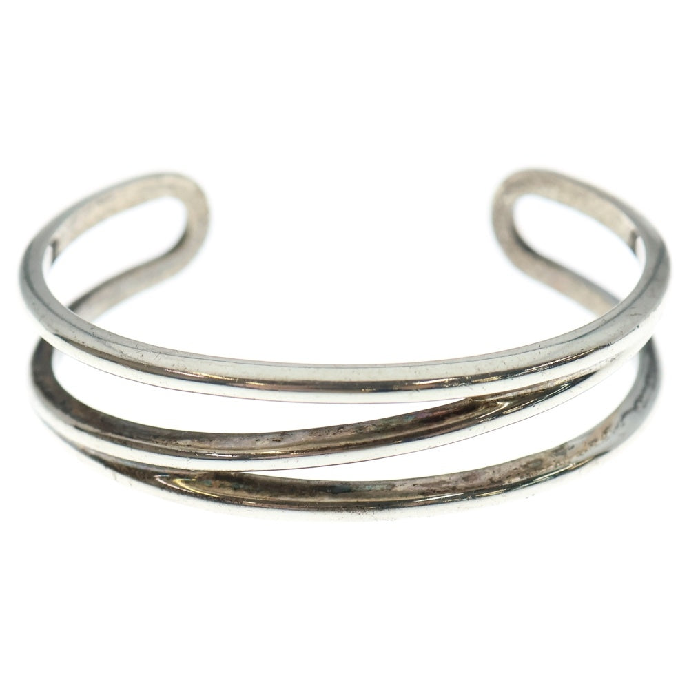 TIFFANY & Co.(ティファニー) ダイアゴナル ウェーブバングル シルバー