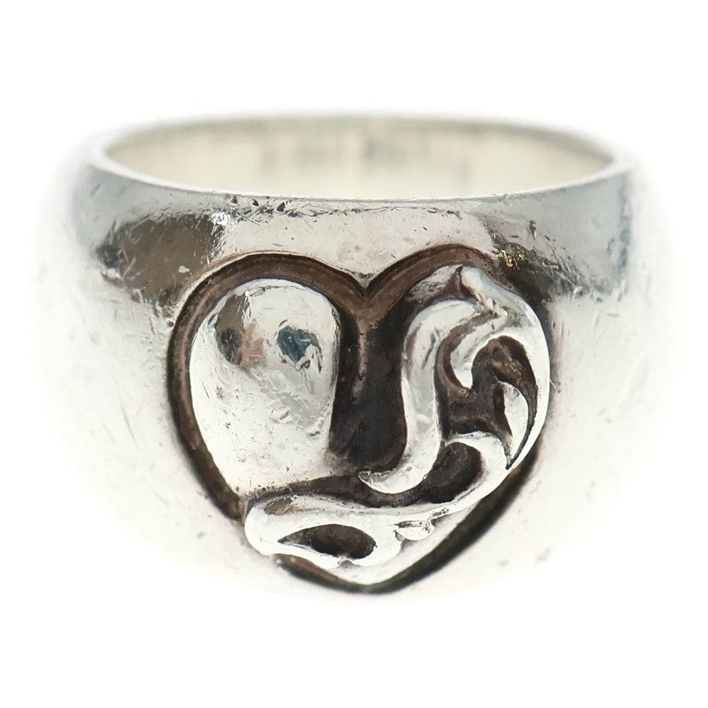 CHROME HEARTS(クロムハーツ) HEART IN BAND ハートインバンド リング シルバー