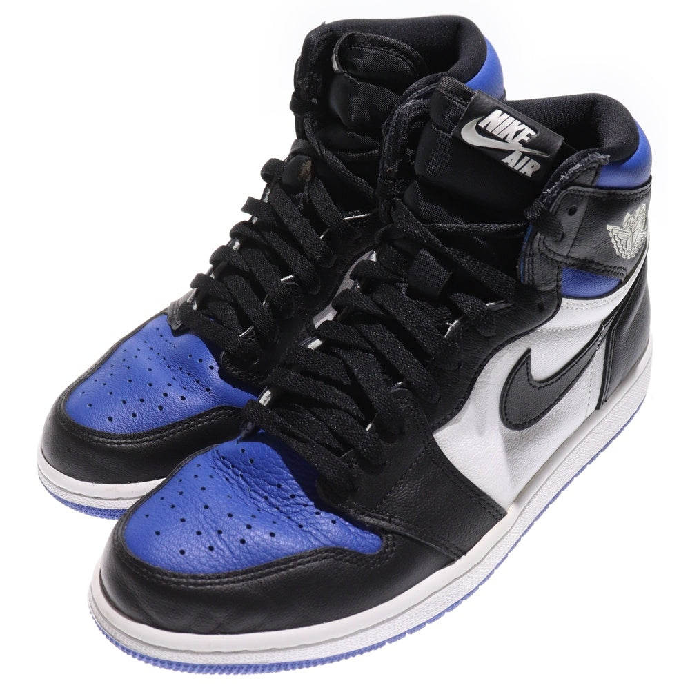 NIKE(ナイキ) AIR JORDAN1 RETRO HIGH OG ROYAL TOE 555088‐041 エアジョーダン ロイヤルトゥ ハイカットスニーカー ブルー/ホワイト US9/27.0cm