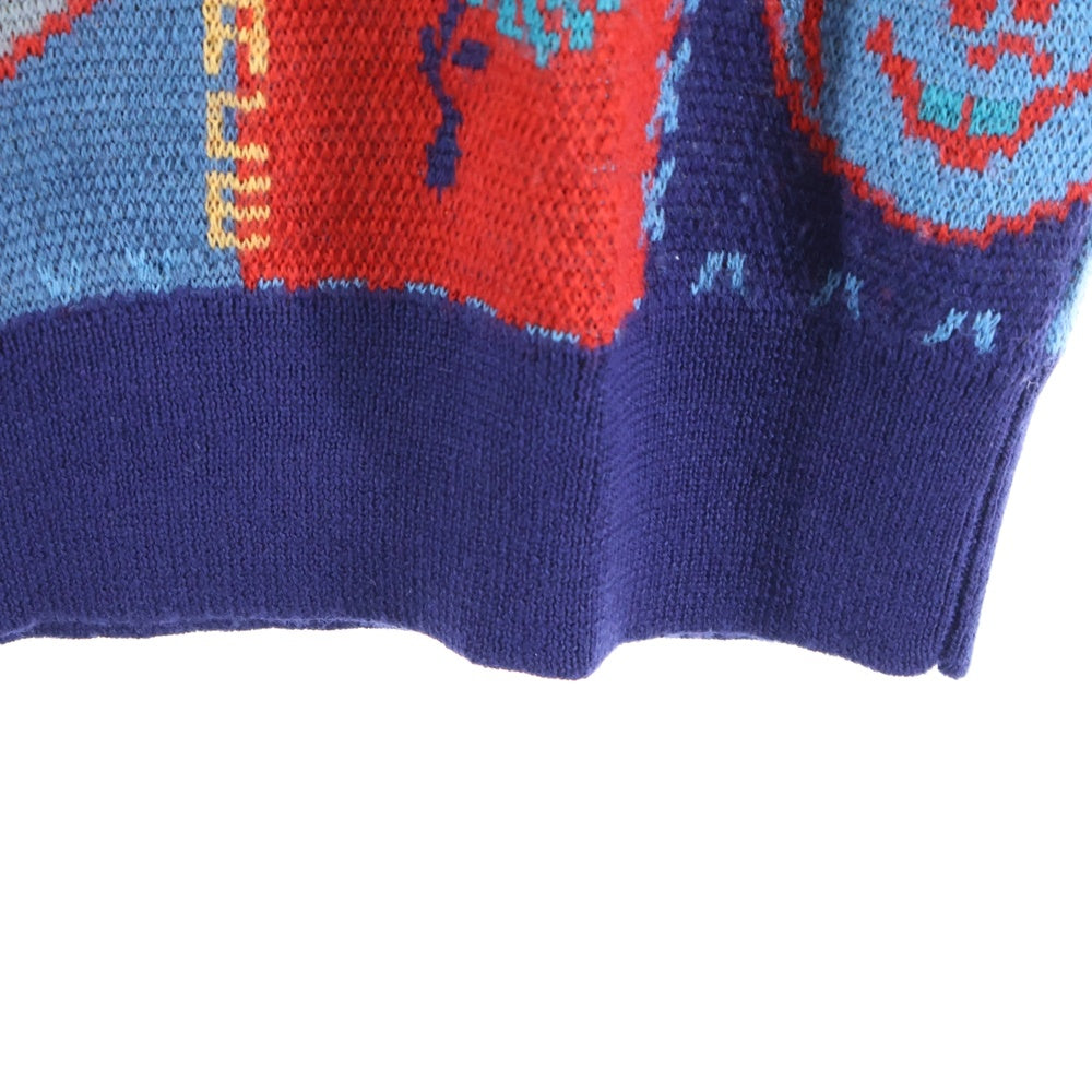 Palace Skateboards(パレススケートボーズ) 19SS LOVE DOVE KNIT クルーネック ウール アクリル混 ニット セーター マルチ