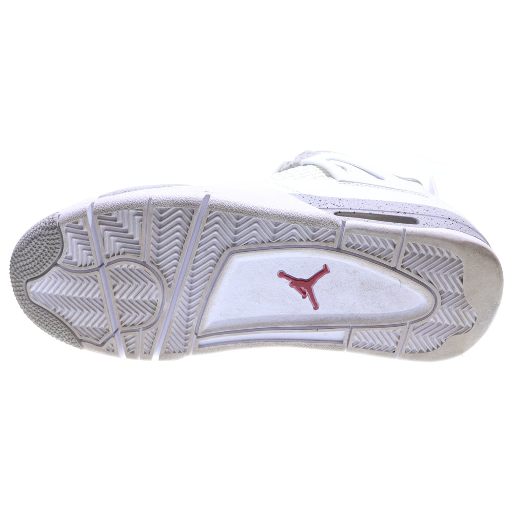 NIKE(ナイキ) AIR JORDAN4 RETRO CT8527-100 エアジョーダン 4 レトロ ハイカットスニーカー シューズ ホワイト US9/27.0cm