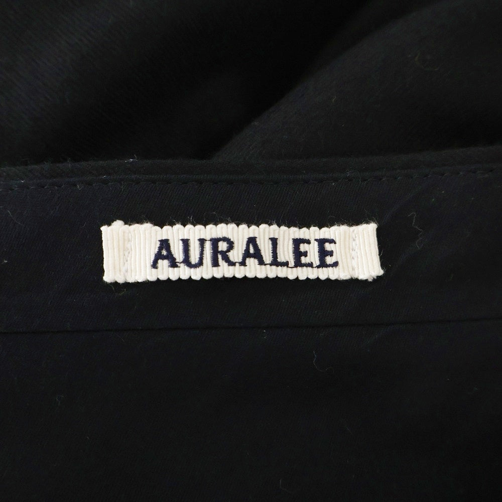 AURALEE(オーラリー) SUPER LIGHT WOOL SLACKS A24AP05OS ウール スラックスパンツ ブラック