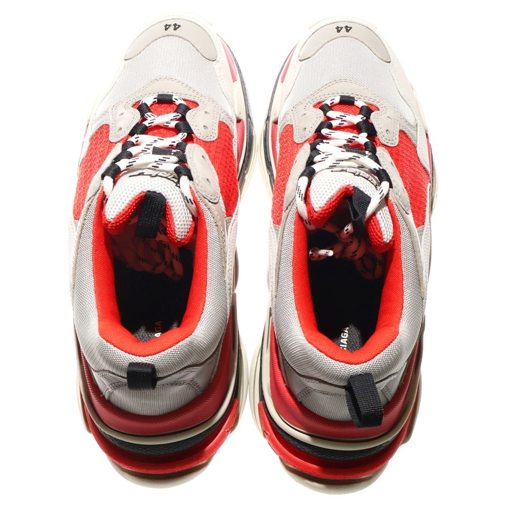 BALENCIAGA(バレンシアガ) TRIPLE S トリプルS ローカットスニーカー シューズ シルバー/レッド 536737